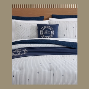 Lacoste Logo Stripe 2-Piece Comforter Set, Twin - Image 4