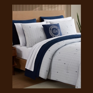 Lacoste Logo Stripe 2-Piece Comforter Set, Twin - Image 5