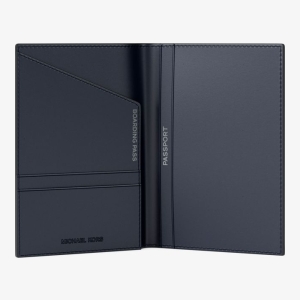 Michael Kors Outlet Logo Passport Wallet - ADMRL/PLBLUE - Image 3
