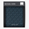Michael Kors Outlet Logo Passport Wallet - ADMRL/PLBLUE - Image 5