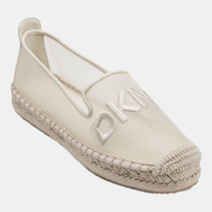 DKNY Women's Mallandra Logo Slip-On Espadrille Flats - Bone