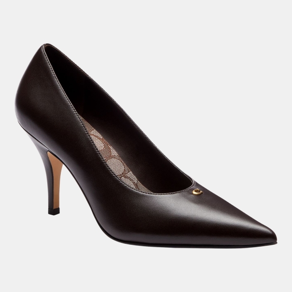 Coach Women's Daisy Slip-On Pumps - Chocolate