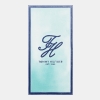 Tommy Hilfiger Colorblock Monogram Cotton Beach Towel, 68" x 36" - Baja Breeze, Royal Blue