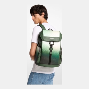 Michael Kors Outlet Cooper Medium Ombré Signature Logo City Backpack - Image 5