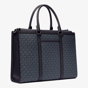 Michael Kors Outlet Cooper Signature Logo Briefcase - Image 4