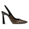 DKNY Women's Cinette Slingback Pointed Toe Pumps - Natural Multi Leopard - Image 7