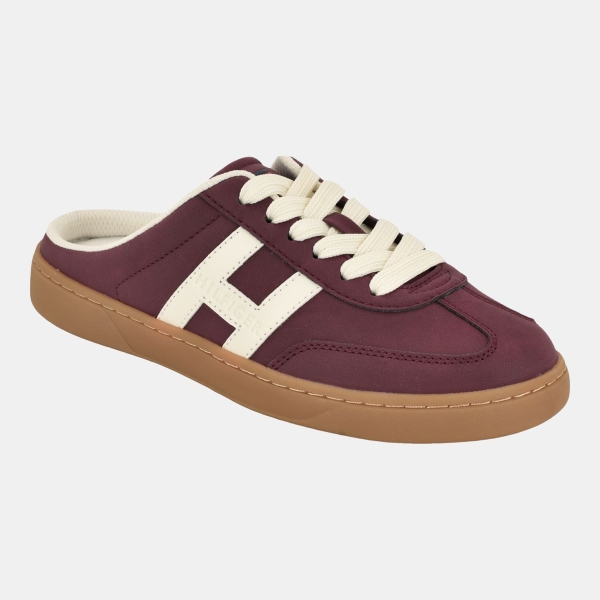 Tommy Hilfiger Women's Melinaz Slip-On Mule Sneakers - Dark Red