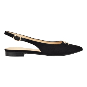 Tommy Hilfiger Women's Vesly Pointed Toe Slingback Dress Flats - Black - Image 3