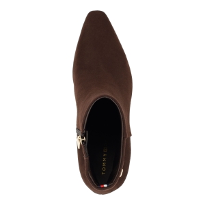 Tommy Hilfiger Women's Eddey Mid Height Block Heel Dress Booties - Dark Brown - Image 5