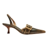 Coach Women's Margot Slingback Pumps - Loved Leather/Olive - Image 3