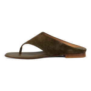 Women's Alster Thong Flat Sandals - Loden Suede - Image 7