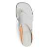MICHAEL Women's Alster Thong Flat Sandals - Eggshell Leather - Image 5