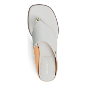 MICHAEL Women's Alster Thong Flat Sandals - Eggshell Leather - Image 5