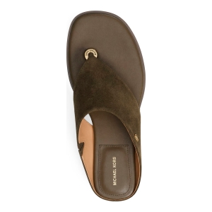 Women's Alster Thong Flat Sandals - Loden Suede - Image 5