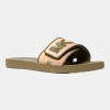 Michael Kors Outlet Palmer Ombré Signature Logo Slide Sandal