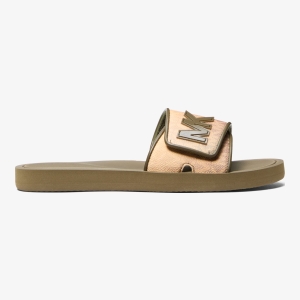 Michael Kors Outlet Palmer Ombré Signature Logo Slide Sandal - Image 3