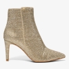 Michael Kors Outlet Dorothy Embellished Glitter Chain-Mesh Ankle Boot - Image 3