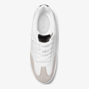 Michael Kors Outlet Kai Mixed-Media Sneaker - Image 5