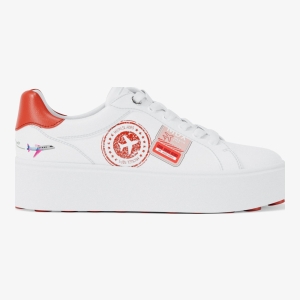 Michael Kors Outlet Romey Embellished Platform Sneaker - Image 3