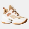 Michael Kors Outlet Olympia Mixed-Media Trainer