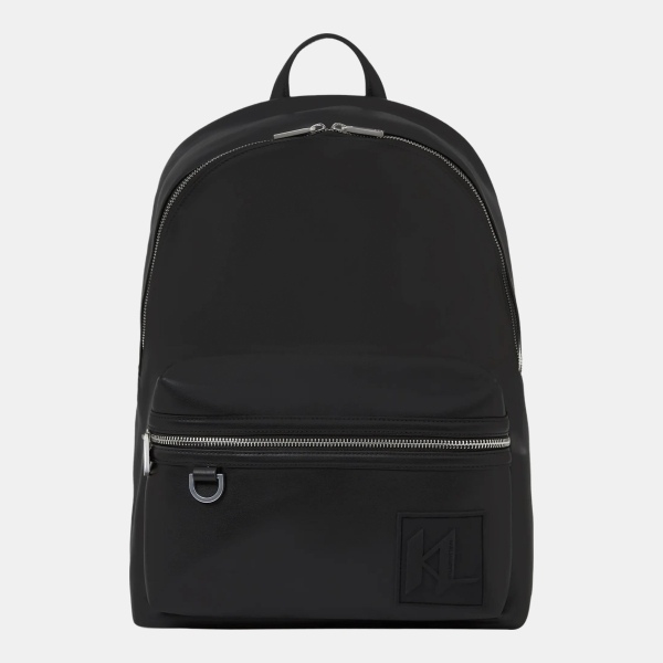 Karl Lagerfeld Monogram patch backpack