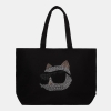Karl Lagerfeld Ikon Choupette rhinestone shopper