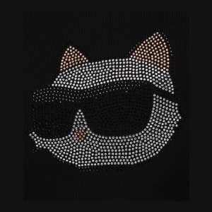 Karl Lagerfeld Ikon Choupette rhinestone shopper - Image 4