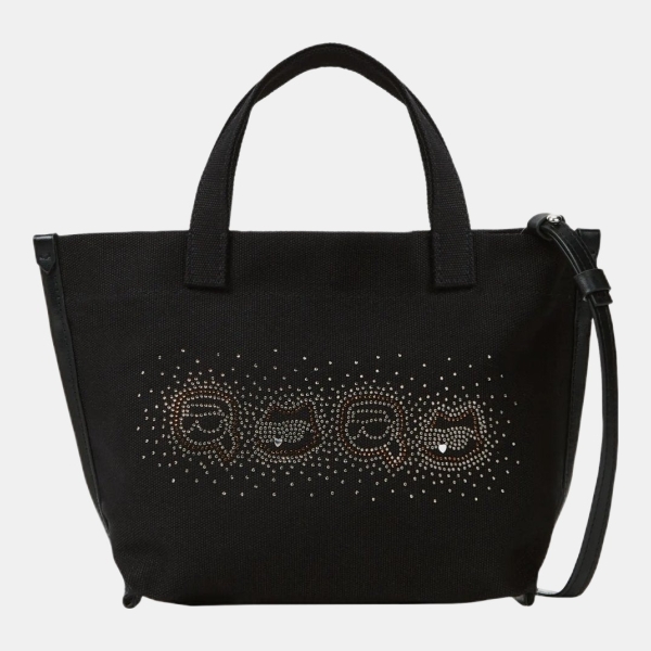 Karl Lagerfeld Ikon rhinestone small shopper