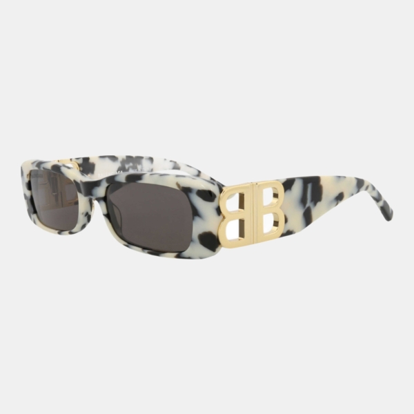 Balenciaga Women's Brown Sunglasses - Havana Gold