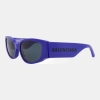 Balenciaga Women's Blue Cat-Eye Sunglasses