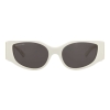 Balenciaga Women's White Sunglasses - Image 4