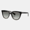 Burberry Women's Grey Square Sunglasses - Checker Grey Gradient