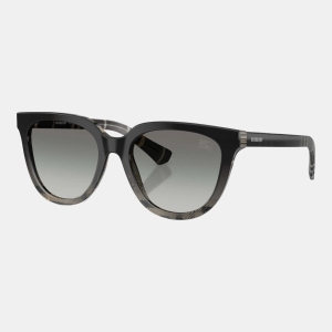 Burberry Women's Grey Square Sunglasses - Checker Grey Gradient