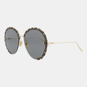 Chloe Women's Gold Sunglasses