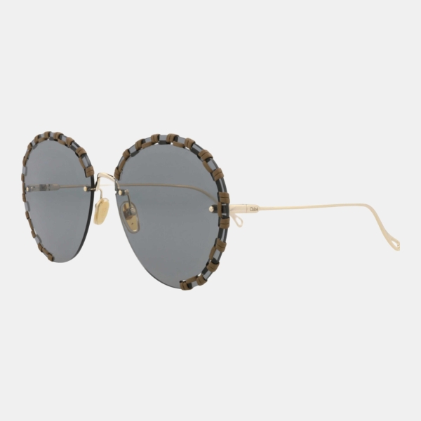 Chloe Women's Gold Sunglasses