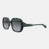 Chloe Women's Green Sunglasses