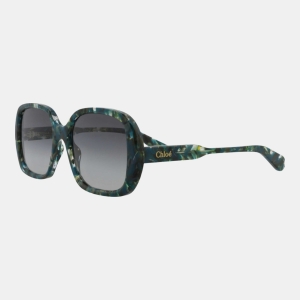 Chloe Women's Green Sunglasses