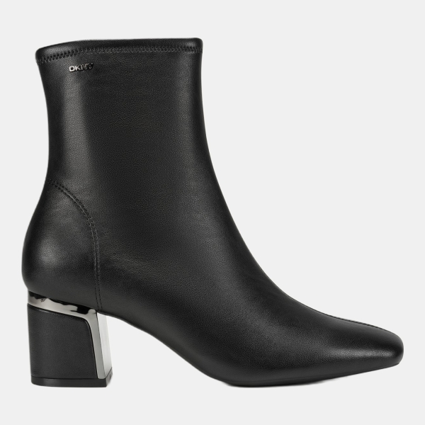 DKNY CHIARA HEELED BOOTIE - Black