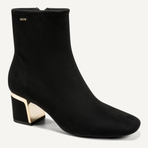 DKNY CHIARA HEELED BOOTIE - Black - Image 3