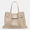 DKNY BRYAR SATCHEL - LIGHT TAUPE