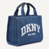 DKNY HADLEE SMALL DENIM LOGO TOTE - Image 3