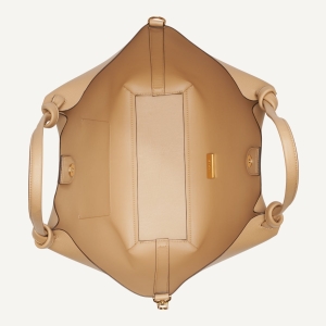 DKNY PAULA MEDIUM COMMUTER TOTE - CAPPUCCINO - Image 5