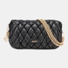 DKNY RAYA SMALL SHOULDER BAG - Black / Gold