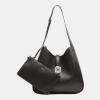 DKNY DARIA LARGE HOBO BAG - Black/Silver