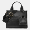 DKNY HADLEE SMALL LOGO TOTE - BLACK/GOLD