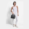 DKNY HADLEE SMALL LOGO TOTE - BLACK/GOLD - Image 8