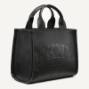 DKNY HADLEE SMALL LOGO TOTE - BLACK/GOLD - Image 4