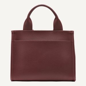 DKNY HADLEE SMALL LOGO TOTE - AGED WINE - Image 4