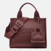 DKNY HADLEE SMALL LOGO TOTE - AGED WINE