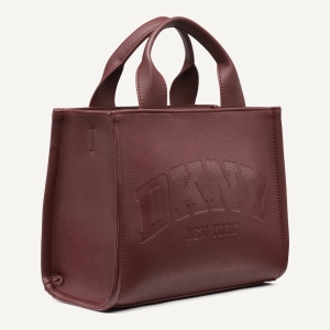 DKNY HADLEE SMALL LOGO TOTE - AGED WINE - Image 3
